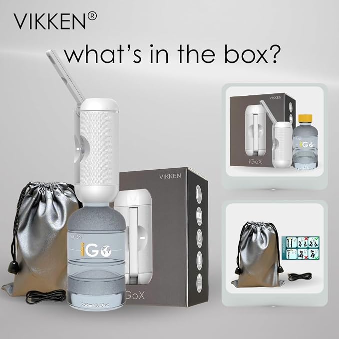 VIKKEN® 250ml iGo X Portable Travel Bidet USB-Type C Rechargeable Electric - Image 5