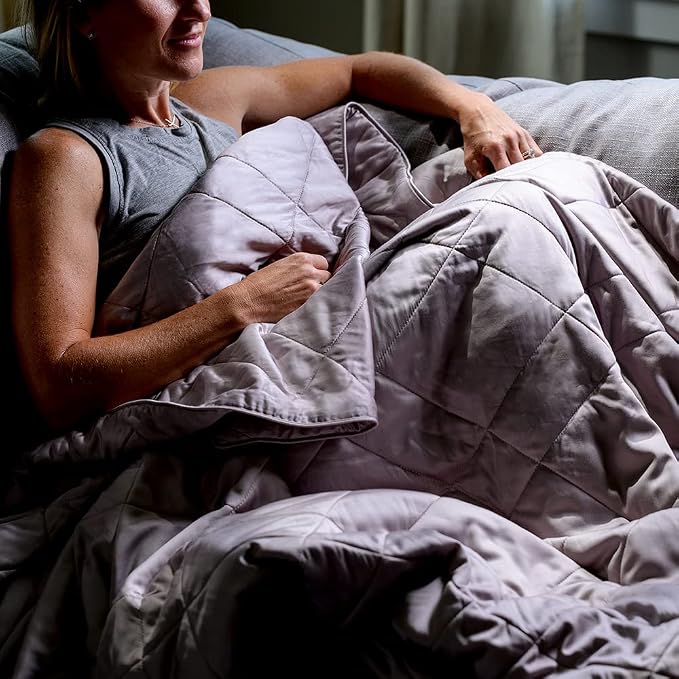 LUXOME Lightweight Blanket | 100% Rayon from Bamboo Fabric & Fill | Full/Queen - Image 2