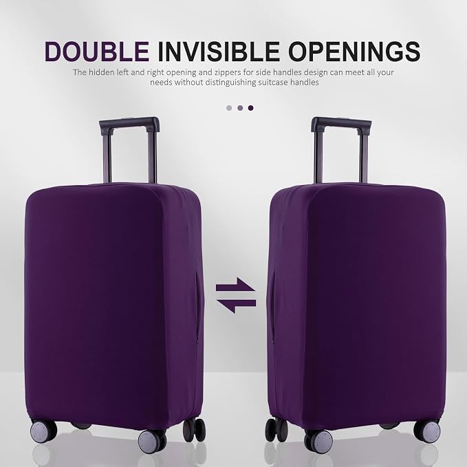 Travel Luggage Cover Protector Scratch-Resistant Fit 19-33 Inch Suitcase - Image 3