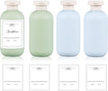 6.8 oz Plastic Travel Shampoo Bottles, Refillable Flip Cap Squeeze Bottles by UMETASS