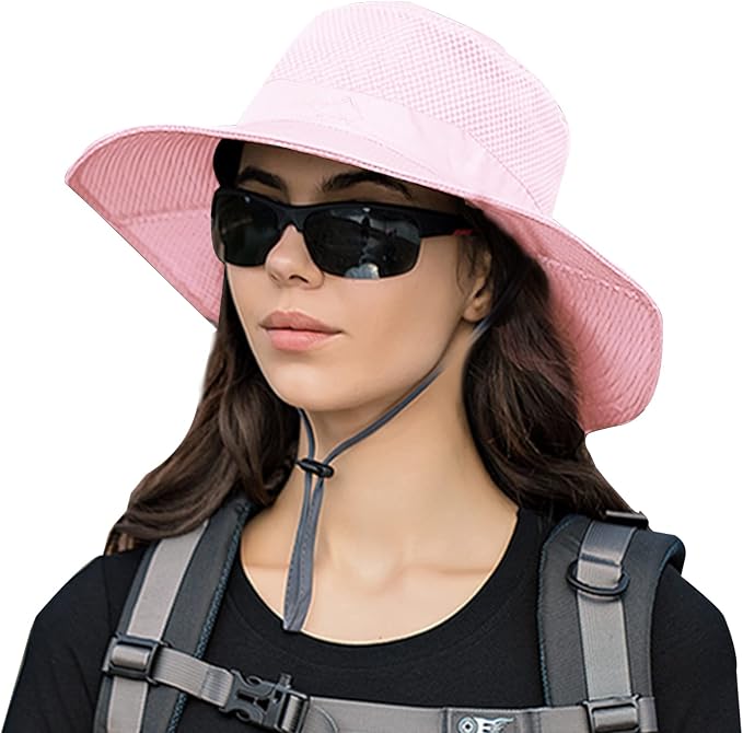 Sun Hats for Men Women Fishing Hat UPF 50+ Breathable Wide Brim Summer UV - Image 2