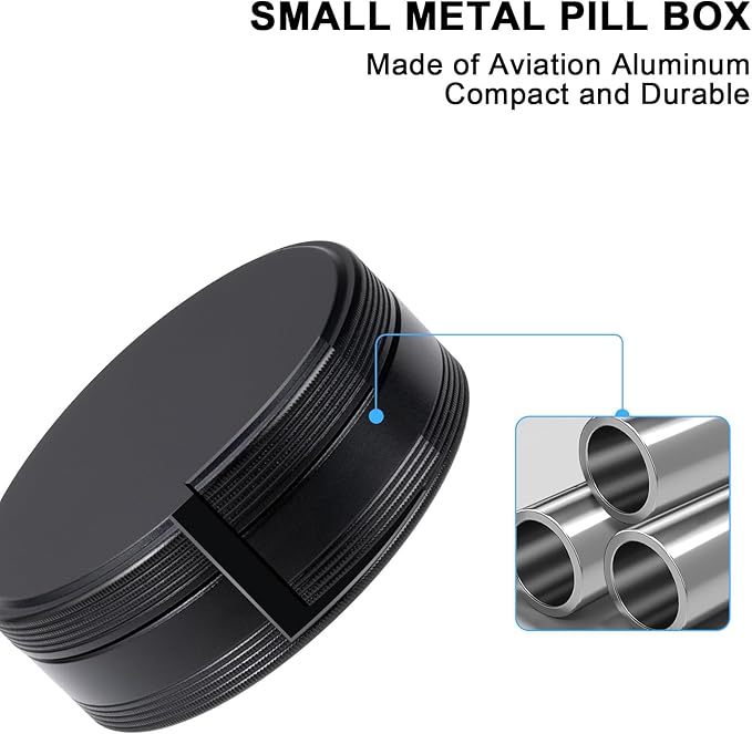 Pill Box 2 Compartment Pill Case - Image 3