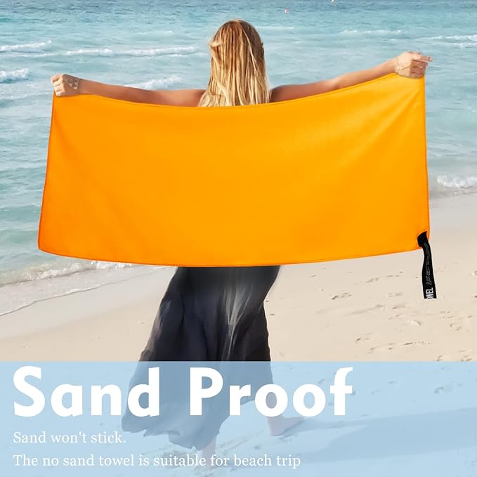 Microfiber Travel Towel, Soft Lightweight Quick Dry Towel, Super Absorbent - Image 6