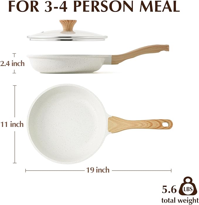 SENSARTE Nonstick Ceramic Frying Pan Skillet - Image 8