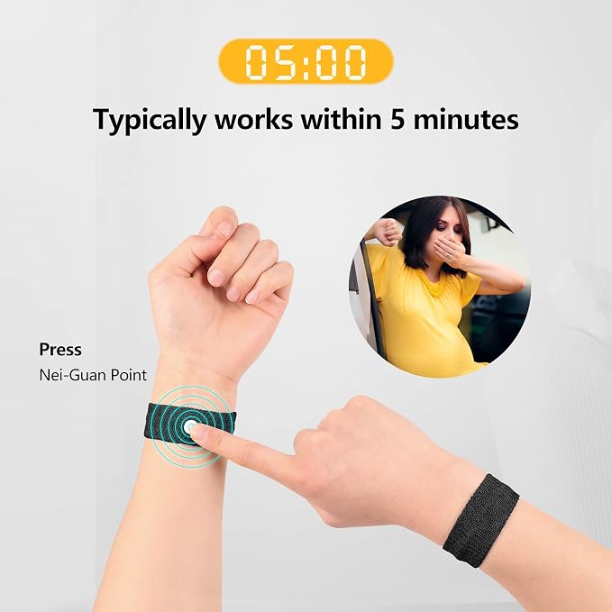 Cozyhealth Motion Sickness Wristband, Anti-Nausea Acupressure Wrist Band - Image 4