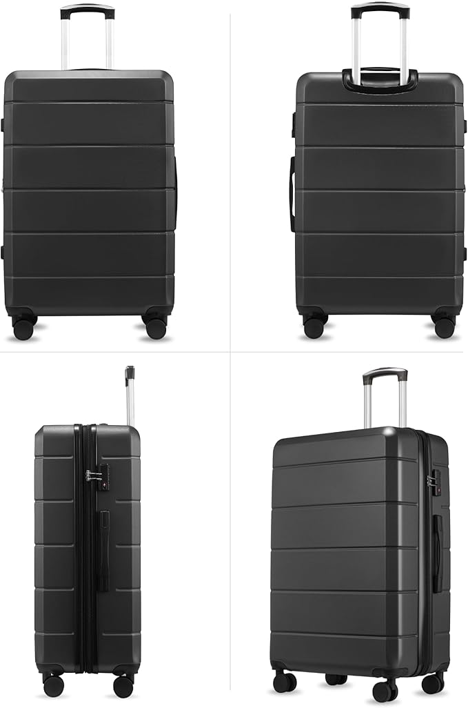 28 Inch Luggage, Expandable Hardside Large Checked Suitcases - Image 7