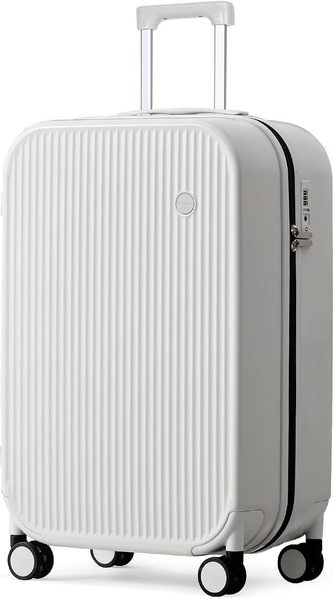 mixi 24 Inch Checked Luggage PC Hardshell Suitcases by MIXI