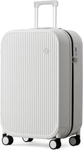 mixi 24 Inch Checked Luggage PC Hardshell Suitcases by MIXI