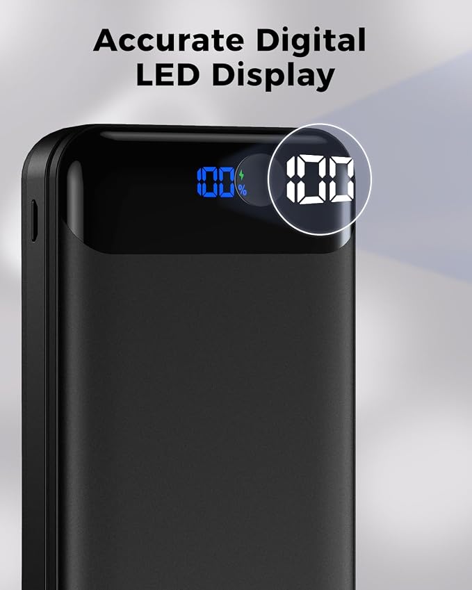 Portable Charger Power Bank 40000mAh Powerbank PD 30W and QC 4.0 Fast Charging - Image 6