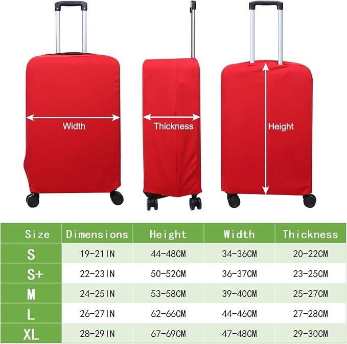 PATIKIL Luggage Cover, Suitcases Covers Elastic Carry on Cover Protector - Image 2