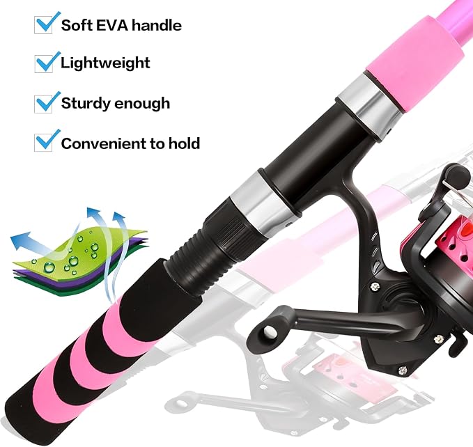 Collapsible Telescopic Fishing Rod and Reel Combo Push Button Small Fishing - Image 7