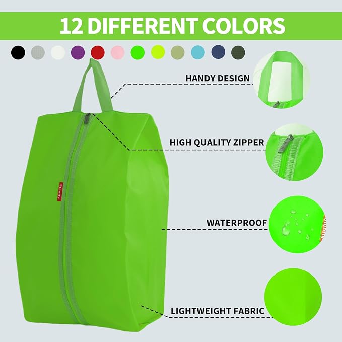 6pcs Portable Shoe Organizer, Travel Pouches - Image 4