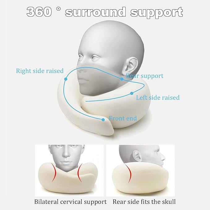 Travel Pillow, Travel Neck Pillow, 360 Degree Comfort and Breathability - Image 3