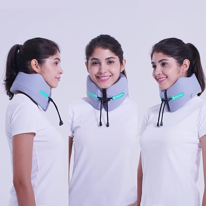 GOLDORANGE Travel Pillow Neck Chin Head Support Best Memory Foam Airplane Neck - Image 7