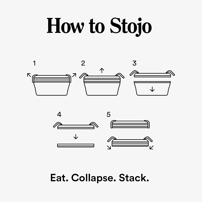 STOJO Collapsible Sandwich Box – 24oz, Reusable Food Storage Container - Image 7