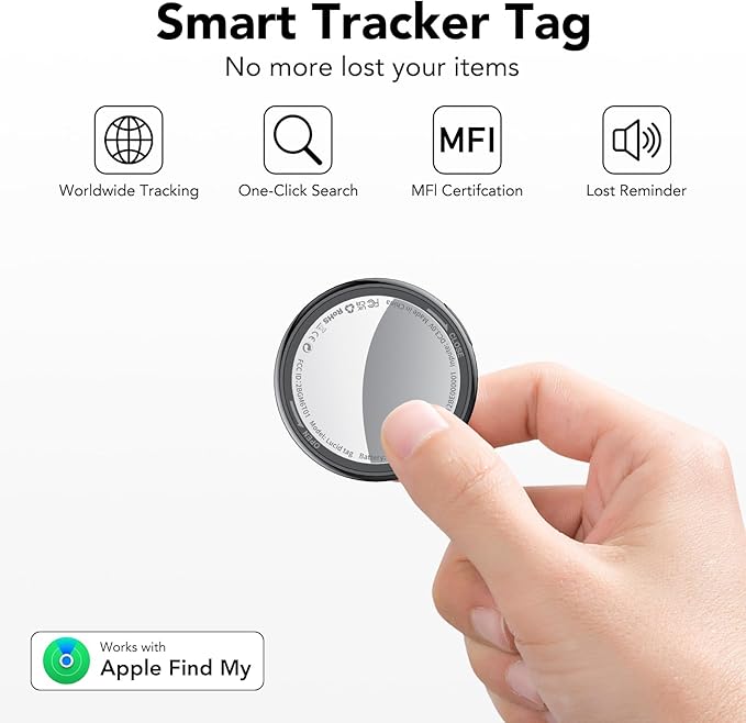 2025 New Air Tracker Tag-2 Pack, Replaceable Battery, Key Finder and Item - Image 2