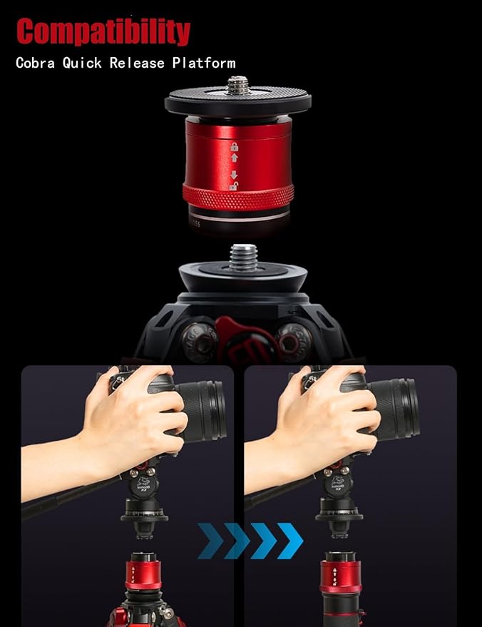 IFOOTAGE Gazelle TA3B+Komodo K3 Aluminum Camera Tripod - Image 2