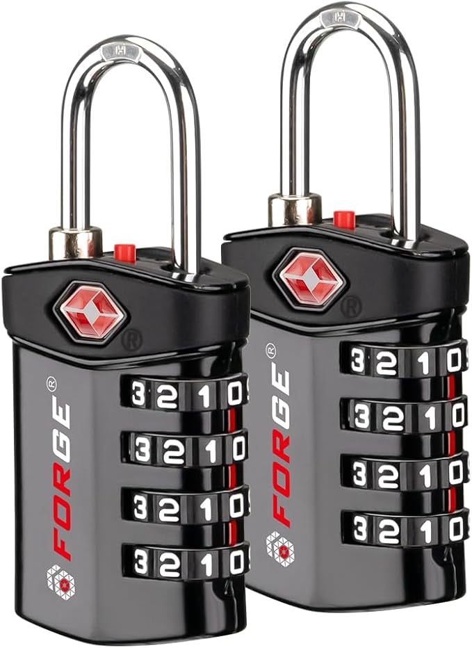 Forge Travel Lock, TSA Approved Luggage Locks by Forge