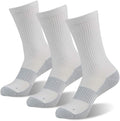 FOOTPLUS Hiking Copper Compression Socks, Unisex Cushioned Sole Arch Support by FOOTPLUS