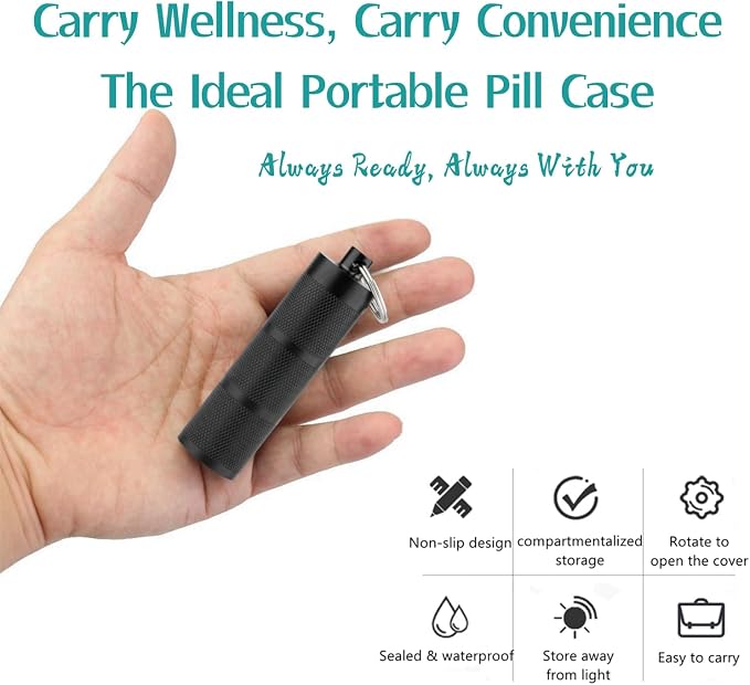Waterproof Keychain Pill Holder - Image 5