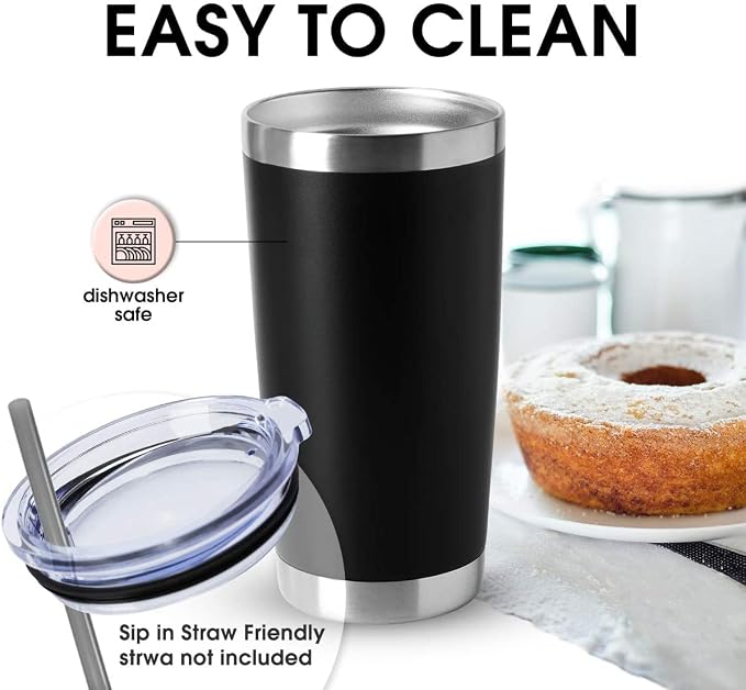 HASLE OUTFITTERS 20oz Tumblers Stainless Steel Mugs - Image 3
