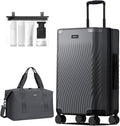 ECOHUB Hardside Expandable Carry On Luggage, Recycled PC 24" Rolling Luggage by ECOHUB