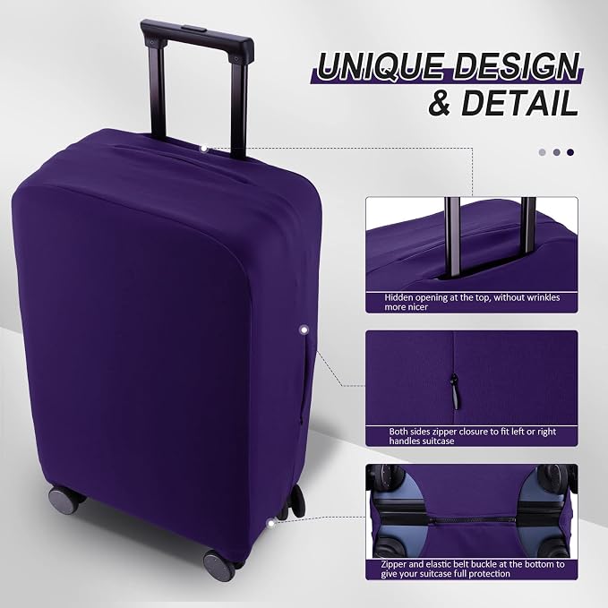 Travel Luggage Cover Suitcase Protector Scratch-Resistant Fit 19-31 Inch - Image 3