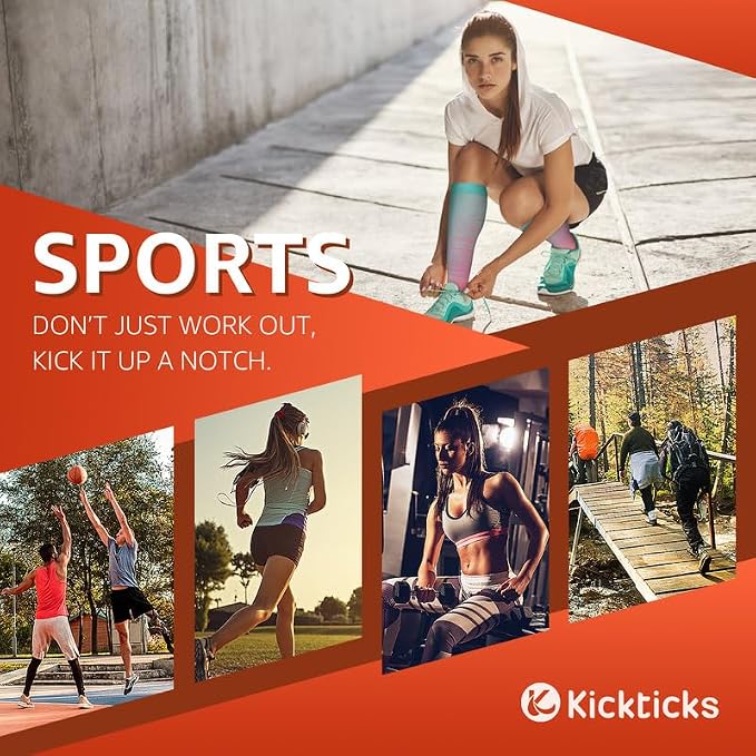 Kickticks 4 Pairs Compression Socks - Image 2