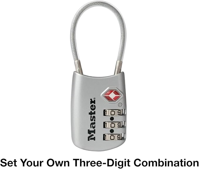 Master Lock TSA Set Your Own Combination Luggage Lock, TSA Approved Lock - Image 4