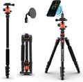 GEEKOTO 58” Magnetic Tripod, Compact Aluminum Alloy Lightweight Magsafe Camera by GEEKOTO