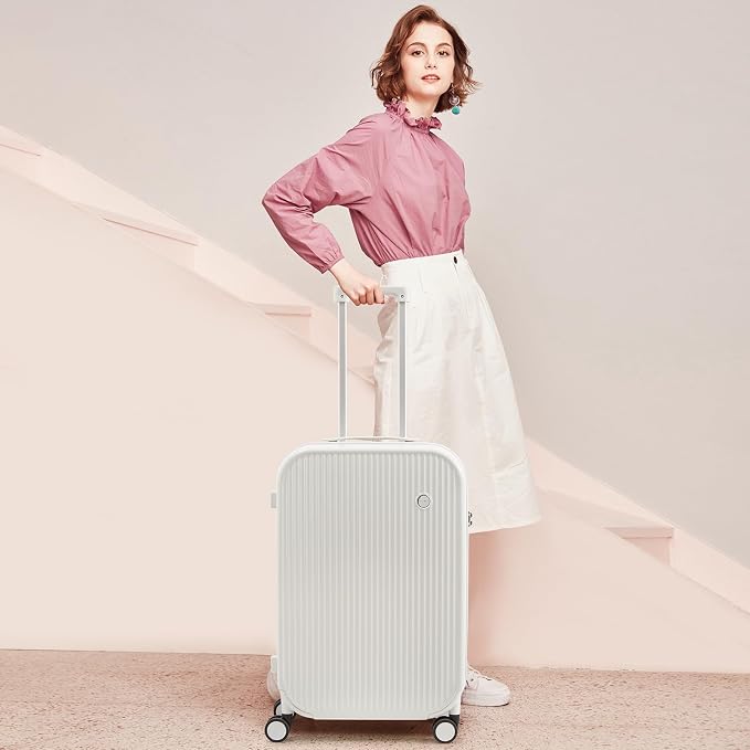 mixi 20 Inch Carry On Luggage PC Hardside Suitcases - Image 2