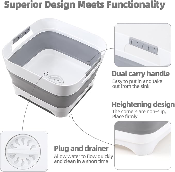 Collapsible Wash Basin for Baby Bottles - Image 3