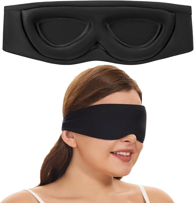 Alaska Bear Sleep Mask for Side Sleepers 2022 Headband Design, Cup-Shaped and by ALASKABEAR