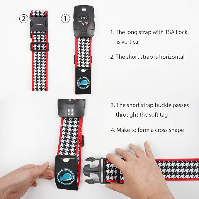 Travelkin Luggage Straps TSA Approved - Image 4