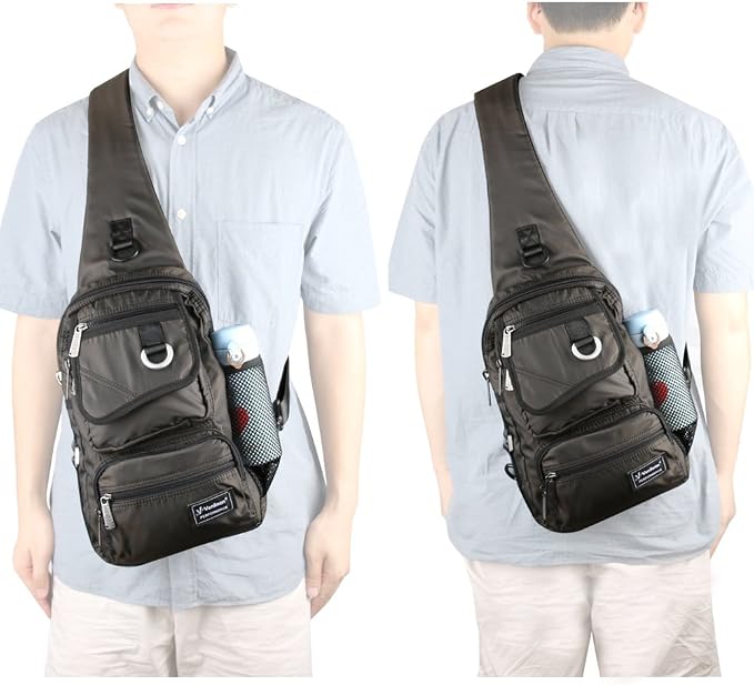 Sling Bag Chest Shoulder Backpack Crossbody Multipurpose Daypack - Image 2