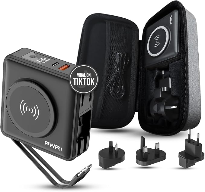 PWR Travel PRO 5-in-1 Power Bank by PWRMOBILE