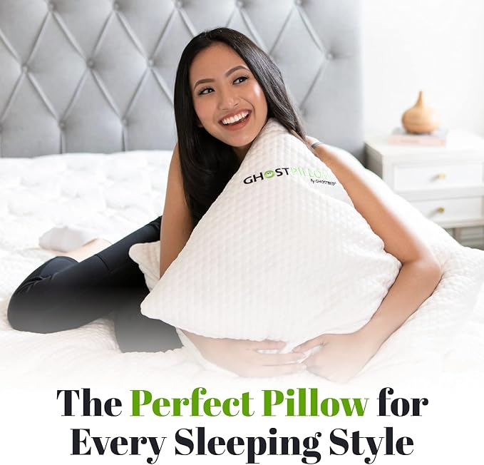 GhostBed Shredded Memory Foam Pillow - Image 8