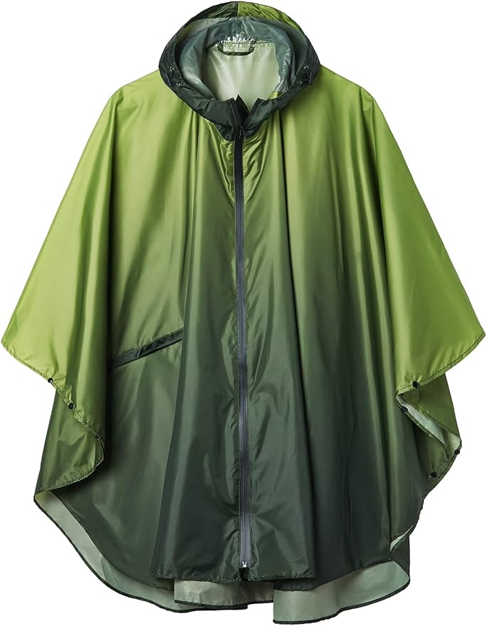 SaphiRose Rain Poncho Jacket Coat Hooded by SaphiRose