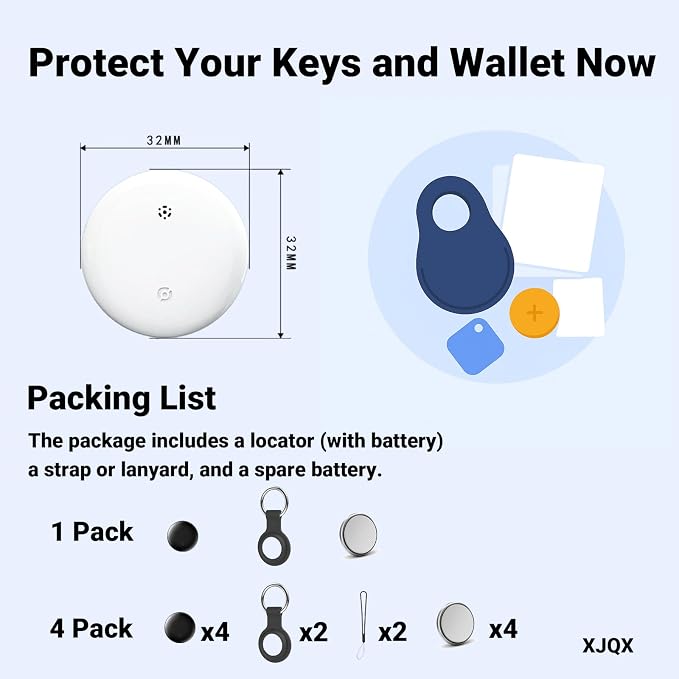 air Tags-4 Pack Android, Android Compatible Air Tracker Tag - Image 7