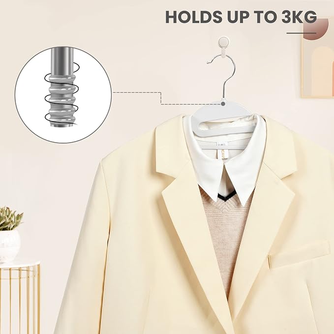 BAGAIL Plastic Hangers 50 Pack - Image 6