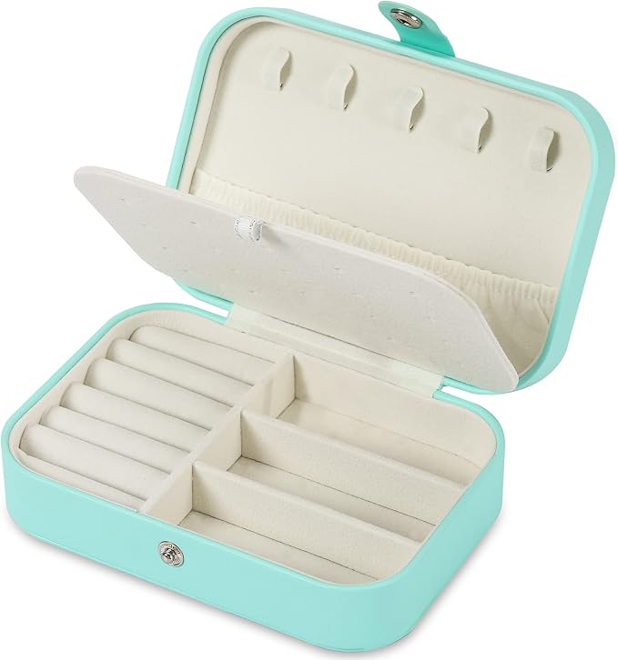 Travel Jewelry Box, PU leather Small Jewelry Organizer - Image 7