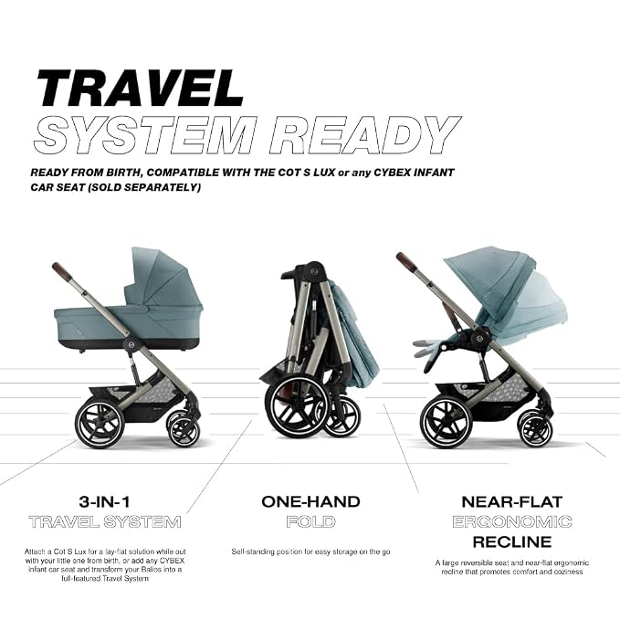 Cybex Balios S Lux Toddler and Baby Stroller - Image 3