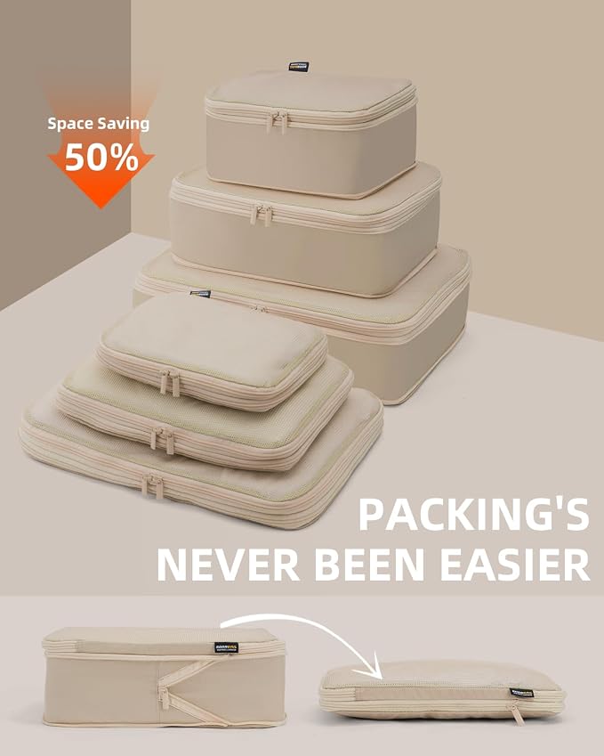 6 Set Compression Packing Cubes - Image 2