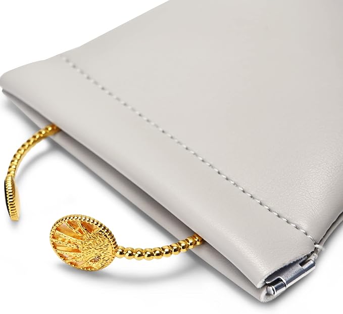 PU Leather Jewelry Travel Bag Leather Jewelry Pouch Christmas, Wedding Party - Image 5