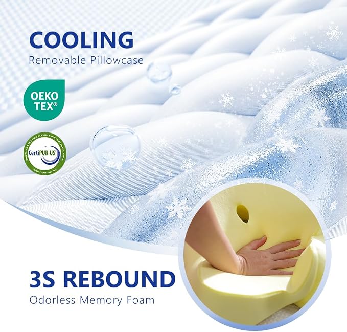 Cervical Pillow for Neck Pain Relief, Ergonomic Neck Pillow for Sleeping - Image 7