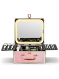 Qislee Makeup Box with A Detachable Lighted Mirror, Waterproof Travel Train Case by Qislee