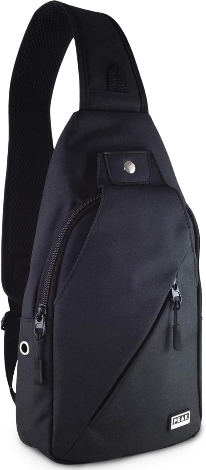 Peak Gear Travel Sling Bag. Compact Crossbody Bag | Lighter and Smaller than a by Peak+Gear