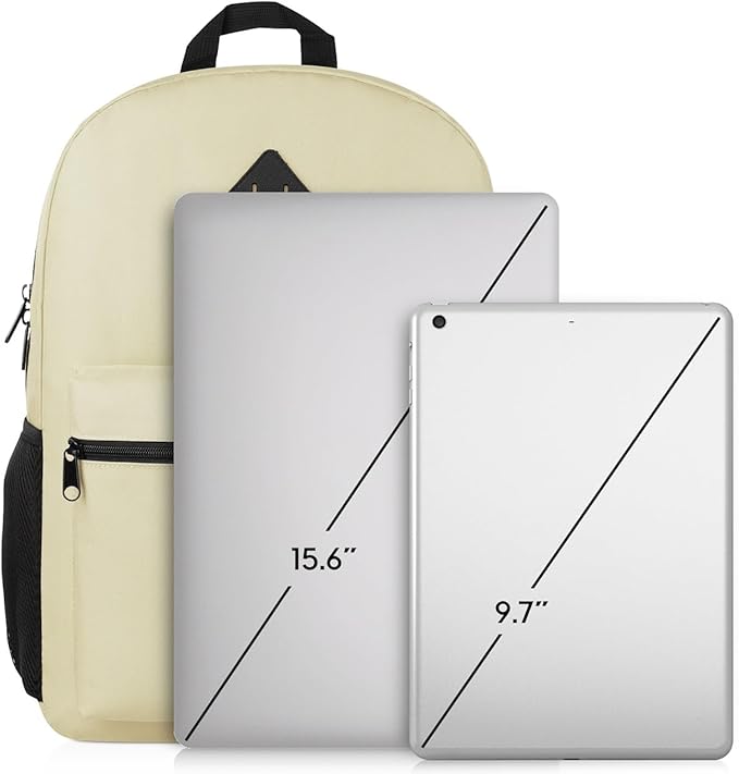 School Backpack, Unisex Classic Bookbag Teens Schoolbag - Image 6