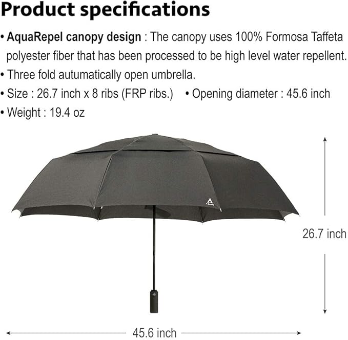 Portobello Large Umbrella For Rain - Image 5