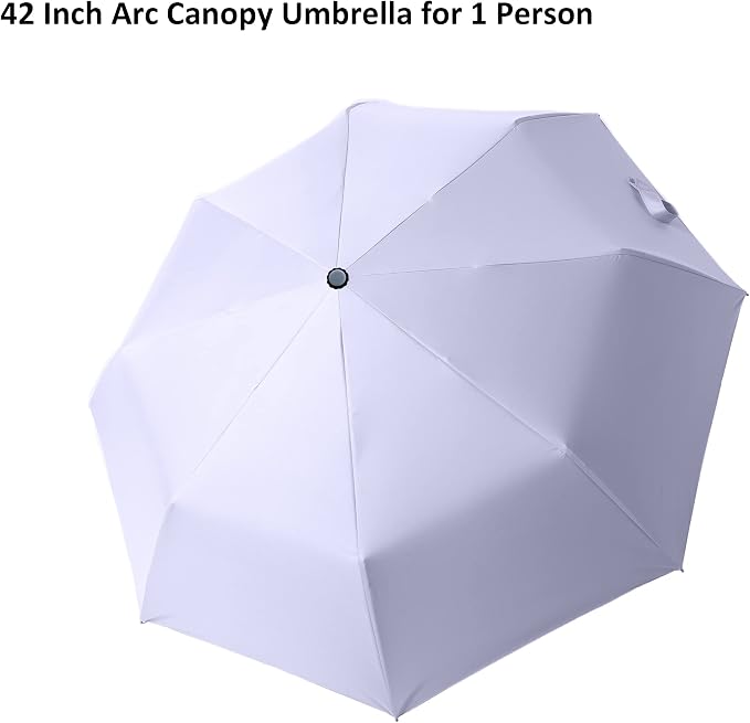 BAODINI Small UV Protection Travel Umbrella Compact - Image 5